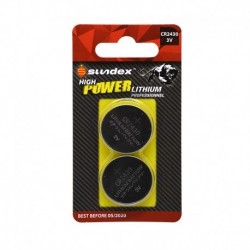 Piles Lithium SUNDEX CR2430 Pack de 2x 3V Blister