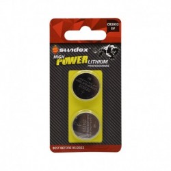 Piles Lithium SUNDEX CR2032 Pack de 2x 3V Blister