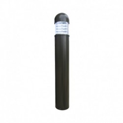 Potelet Paraplume transp. Gris 230V 25W 100 x16.5 cm IP65 Rond 6000°K