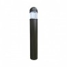 Potelet Paraplume transp. Gris 230V 25W 100 x16.5 cm IP65 Rond 6000°K