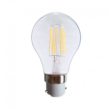 Ampoule LED COB Filament Bulb B22 - Transparent Claire - Filament 8W 4000°K Boite