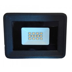 PROJECTEUR LED Plat Noir 230 V 10 WATT IP65 6000°K - Fin de série - Ni repris Ni échangé