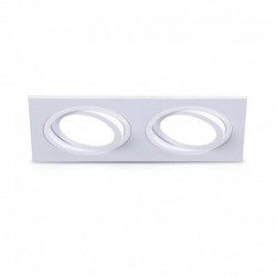 SUPPORT DE SPOT DOUBLE Orientable Blanc AR111 / ES111