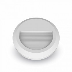 Spot Marche LED 2W - Rond - Blanc - 4000°K - IP65 - Fin de série - Ni repris Ni échangé 