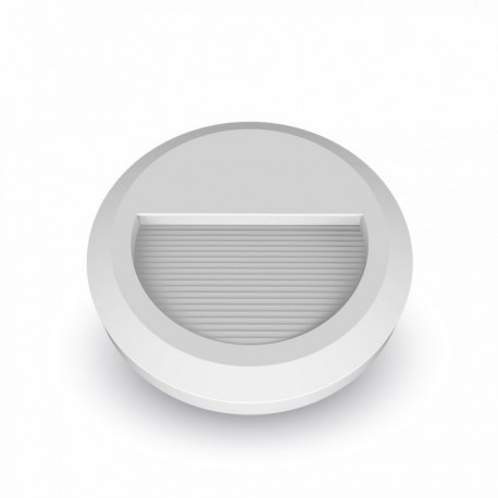 Spot Marche LED 2W - Rond - Blanc - 4000°K - IP65