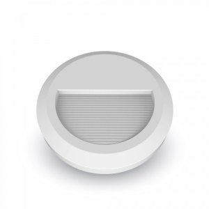 Spot Marche LED 2W - Rond - Blanc - 3000°K - IP65