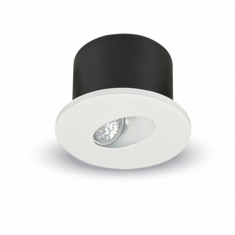 Spot Marche LED Encastré 3W - Rond - Blanc - 4000°K - IP65