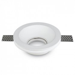 SUPPORT DE SPOT Invisible ROND BLANC 120mm