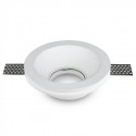 SUPPORT DE SPOT Invisible ROND BLANC 120mm