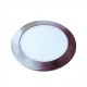 Plafonnier LED Nickel Satin Ø 170 ROND 12 Watt 4000°K - Fin de série - Ni repris Ni échangé 