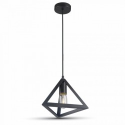 Suspension Douille E27 PYRAMIDE Noir