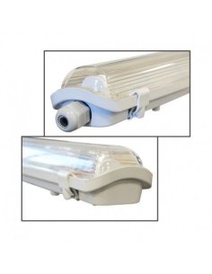 Boitier Etanche 1 x 120 cm - PHASE et NEUTRE Même Côté - IP 65 2