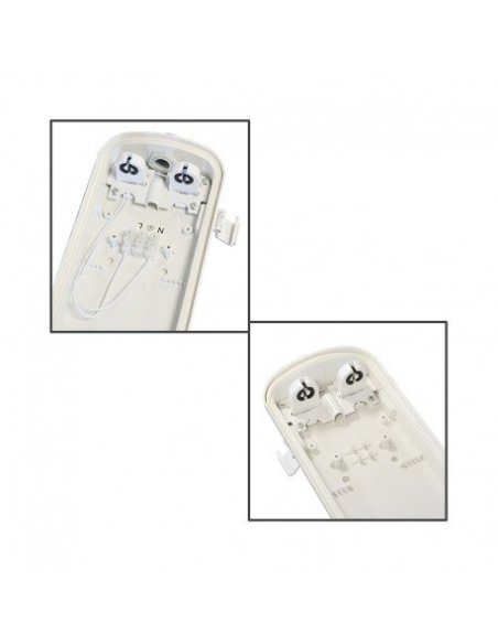 Boitier Etanche 2 x 150 cm - PHASE et NEUTRE Même Côté - IP 65