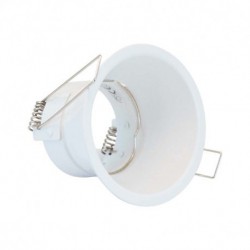 SUPPORT DE SPOT basse luminance Rond BLANC Ø82 x 72 mm IP20