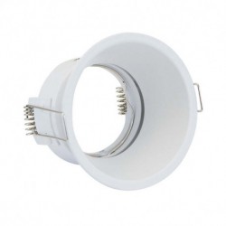 SUPPORT DE SPOT basse luminance Rond Rotatif BLANC Ø82 x 72 mm IP20