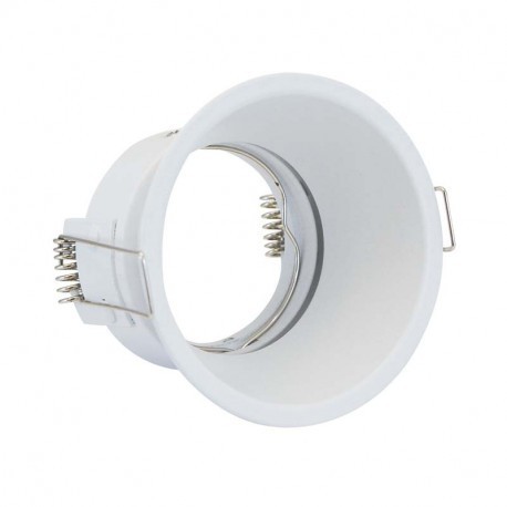 SUPPORT DE SPOT basse luminance Rond Rotatif BLANC Ø82 x 72 mm IP20