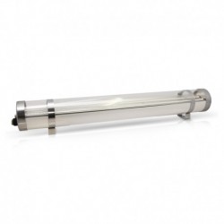 TUBULAIRE LED INTEGREES Transparent + Détecteur 60W 8650Lm IP67 1500 x 70 mm, 4000°K